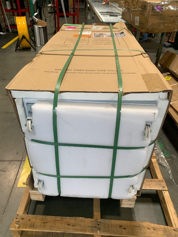 Photo 1 of ** FACTORY SEALED ** TIGERKING 17.6 Cu Ft Extra Large Home Security Safe – Touchscreen Lock, Heavy-Duty Steel Construction, Internal Compartment, Jewelry & Luxury Items, Ideal for Home or Office (White, Modern Design)