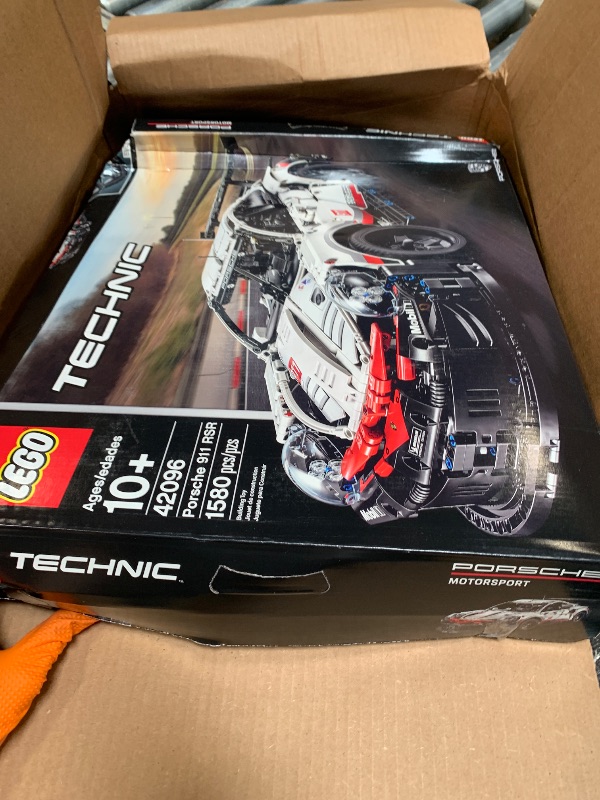 Photo 1 of ** USED** LEGO Technic Porsche 911 RSR Race Car Model Building Kit 42096, Advanced Replica, Exclusive Collectible Set, Gift for Kids, Boys & Girls