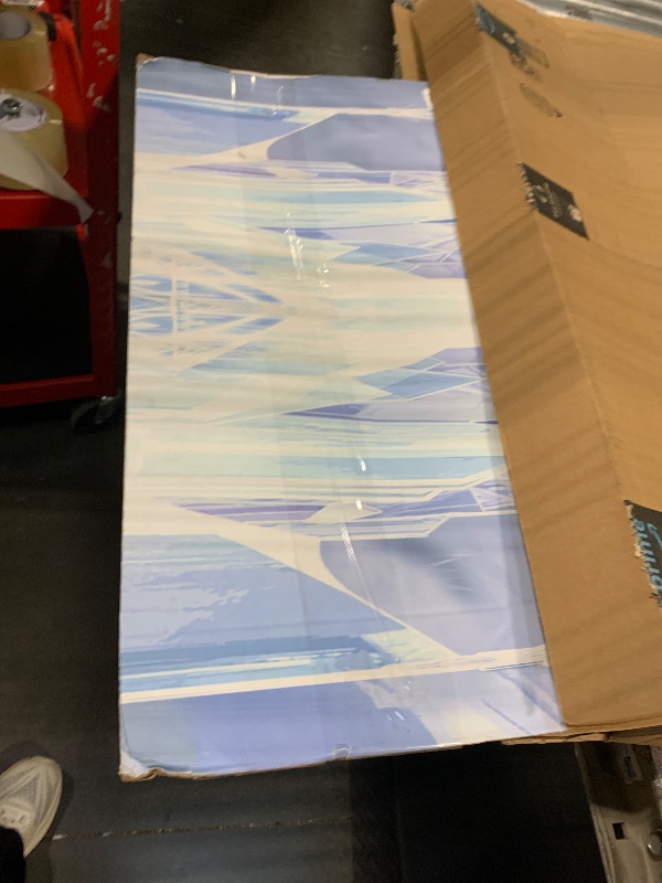 Photo 1 of ** DAMAGE ** Cardboard People Frozen Ice Castle Life Size Cardboard Cutout Standup - Disney's Frozen (2013 Film)