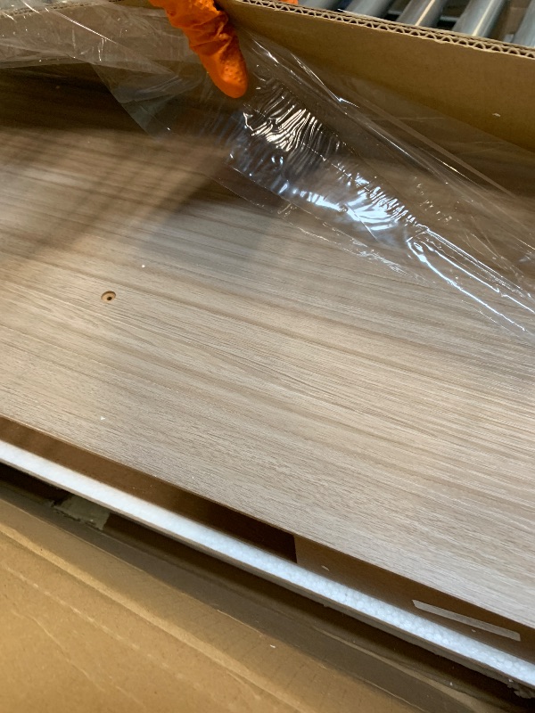 Photo 1 of *** MINOR SCRATCH A ND DAMAGE TO CORNER *** Heimlove Floating Shelves for Wall 48 Inch Long,Extra Large and Thick Wood Shelves Mounted Storage Hanging Shelf Invisible Bracket for Bedroom,Living Room,Kitchen,Office,Set of 2,Grey