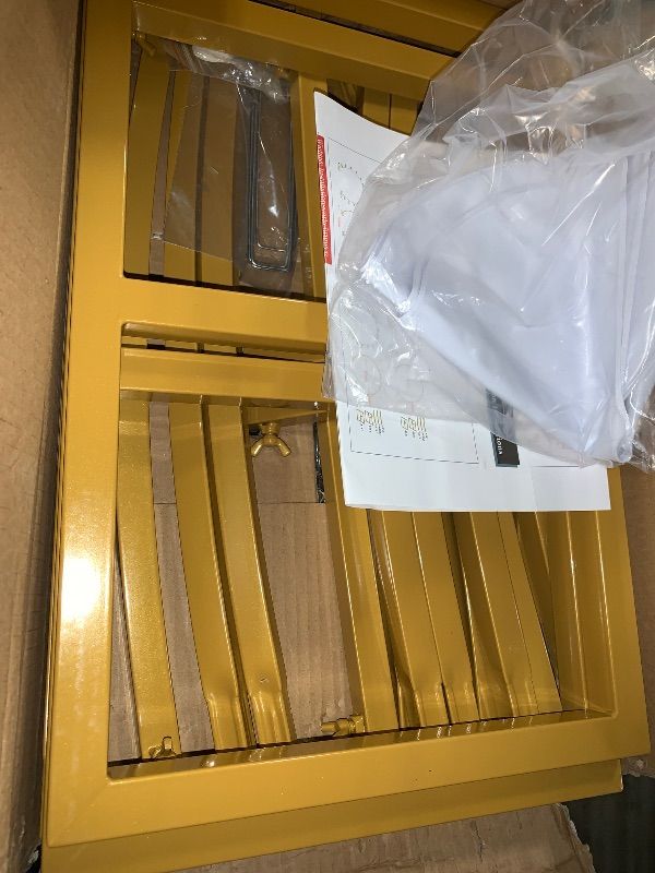 Photo 1 of ***SELLING FOR PARTS, FINAL SALE***IKULE Wedding Arch Round Backdrop Stand Gold Metal Circle Backdrop Stand Circle Balloon Arch Stand Frame for Birthday Party Bridal Shower Anniversary Ceremony Candy Tables Celebration in 2x2.4m***SELLING FOR PARTS, FINAL