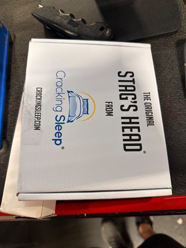 Photo 1 of ***MISSING PART*** Stag's Head CPAP Headgear Neck Pad Cover - Prevent CPAP Strap Marks on Your Skin - Fully Customizable - Cut to Suit Your Size - Adjust While Wearing - Works with Most Generic Headgears