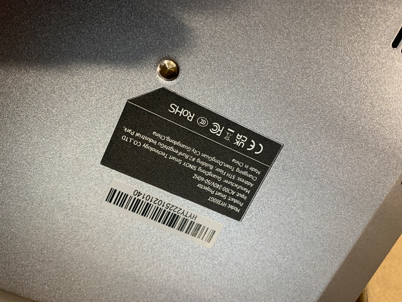 Photo 1 of ***NOT FUNCTIONAL, SELLING FOR PARTS AS IS, FINAL SALE***Magcubic Smart Projector 4K Support, Portable Projector with Wifi and Bluetooth, TV Stick Built-in, Auto Focus & Obstacle Avoidance, 650 ANSI, Voice Control, Home Theater Movie Proyector Outdoor***N