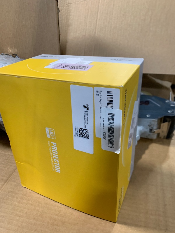 Photo 1 of ***NOT FUNCTIONAL, SELLING FOR PARTS AS IS, FINAL SALE***Magcubic Smart Projector 4K Support, Portable Projector with Wifi and Bluetooth, TV Stick Built-in, Auto Focus & Obstacle Avoidance, 650 ANSI, Voice Control, Home Theater Movie Proyector Outdoor***N