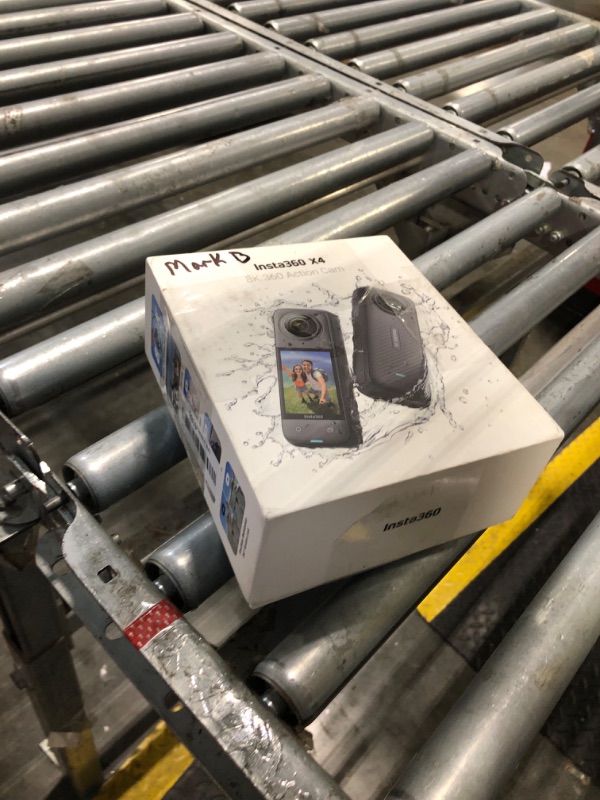 Photo 1 of *** missing charger/power cord *** Insta360 X4 - Waterproof 8K 360 Action Camera, 4K Wide-Angle Video, Invisible Selfie Stick Effect, Removable Lens Guards, 135 Min Battery Life, AI Editing, Stabilization, for Sports, Travel