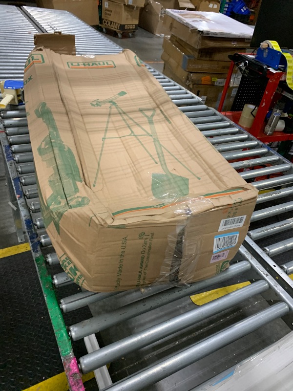 Photo 1 of *** MISSING HARDWARE*** Huuger L Shaped Desk, 47 Inches Computer Desk with Reversible Storage Shelves, Gaming Corner Home Office Writing Study with Metal Frame, Black