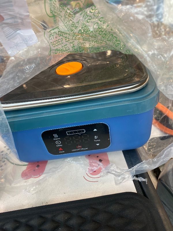 Photo 1 of **UNTESTED**
VASG Heated Lunch Box for Adults, 16000mAh Cordless Rechargeable Electric Lunch Box with 1L Stainless Steel Container, Portable Self-Heating Food Warmer for Work, Construction, Office & Travel