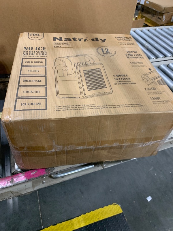 Photo 1 of ***UPDATED 4/18*** Natridy Slushie Machine for Home | Frozen Margarita Machine | Professional Frozen Drink Maker | 100 oz Smoothie Maker | Bartesian Cocktail Machine | Makes Milkshake, Ice Cream & Slushies (Black)