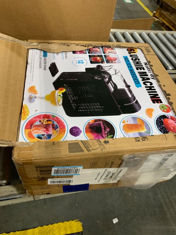 Photo 1 of ***UPDATED 4/18*** Natridy Slushie Machine for Home | Frozen Margarita Machine | Professional Frozen Drink Maker | 100 oz Smoothie Maker | Bartesian Cocktail Machine | Makes Milkshake, Ice Cream & Slushies (Black)