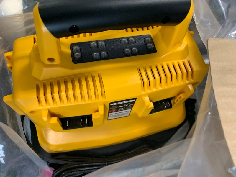 Photo 1 of ?Simultaneously Charging | Rapid? 6 Ports Replacement for Dewalt 20V Max Battery Charger DCB104 DCB118 DCB1112, Charger Station Compatible with Dewalt 20Volt and 60Volt Battery(No Battery Included)