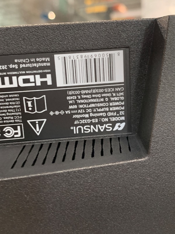 Photo 1 of ** NEW*** SANSUI 32 Inch Curved 240Hz Gaming Monitor High Refresh Rate, FHD 1080P Gaming PC Monitor HDMI DP1.4, Curved 1500R, 1Ms MPRT, HDR,Metal Stand,VESA Compatible(DP Cable Incl.)