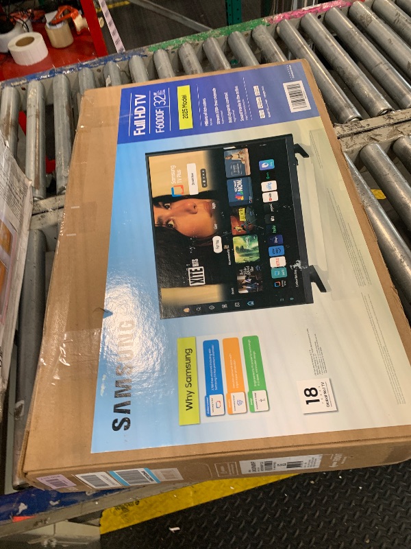 Photo 1 of ** no return /Broken  for parts only***. SAMSUNG 32-Inch Class Full HD F6000 Smart TV (2025 Model) HDR, Object Tracking Sound Lite, Knox Security, One UI Tizen, Smart TV