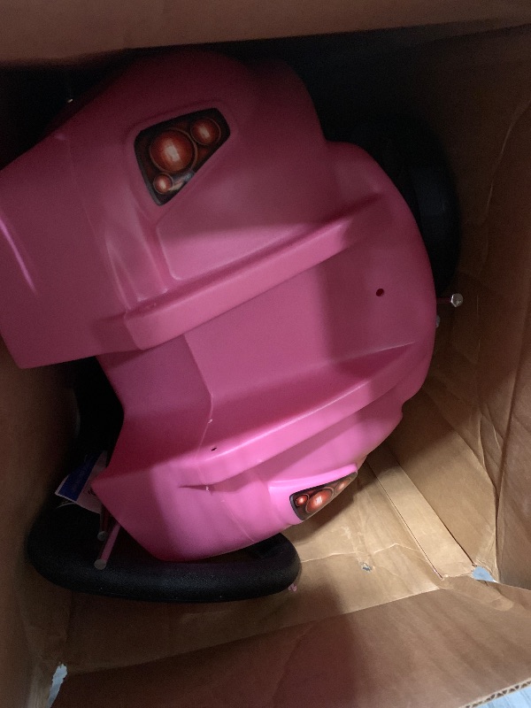 Photo 1 of ***MISSING PARTS, VIEW IMAGES*** Step2 Whisper Ride II Kids Push Cars, Ride On Car, Seat Belt, Horn, Toddlers Ages 1.5 – 4 Years Old, Max Weight 50 lbs., Quick Storage, Stroller Substitute, Pink