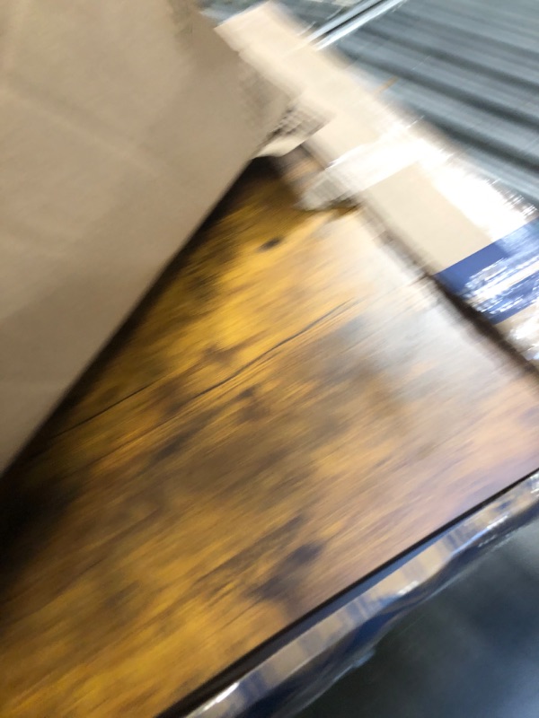 Photo 1 of ***FINAL SALE/NO RETURN, SOLD AS PARTS*** Veken 63 x 28 Inch Electric Standing Desk, Sit to Stand Up, Work Home Office Computer Table for Study, Walking Pad, Writing, and Games, Wooden Desktop Desks, Brown