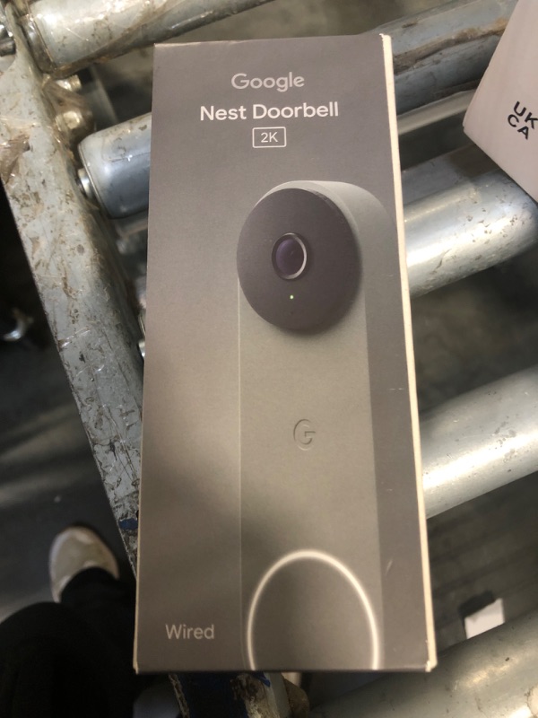 Photo 1 of ** FACTORY SEALED***Google Nest Doorbell (Wired, 3rd Gen) - 2K Video and Gemini, Live View, Night Vision, 2-Way Audio - Works with Google Home - 2025 Model - Hazel