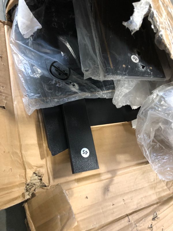 Photo 1 of ***UPDATED 4/25***Bellemave Full Corner Bed Frame with Desk and Storage, Full Captains Bed with Charging Station and LED Light, Wood Daybeds with L-Shaped Bookcase and 2 Drawers, Black