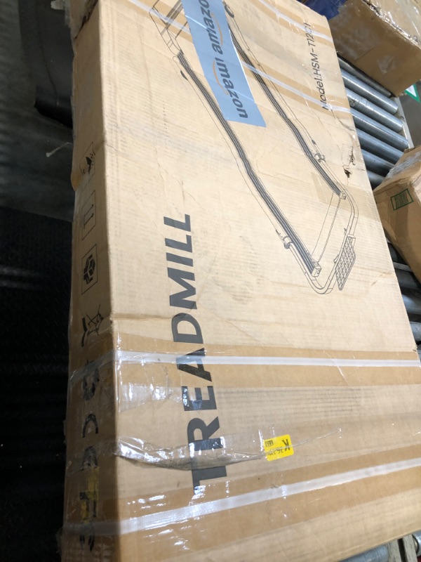 Photo 1 of **PARTS ONLY** Walking Pad Treadmill with 12% Incline & Adjustable Height, 4 in 1 Folding Under Desk Treadmill, Upgraded 3.5HP Walking Pad with Handle Bar, Electric Portable Treadmills for Home 350LBS, LED Display