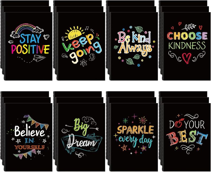 Photo 1 of  Mini Inspirational Notebooks Party Favors - Motivational Journals Pocket Notepads Bulk for Appreciation, Graduation?Office Gifts Party Supplies?12 Styles?
Yeaqee  Employee Appreciation Gifts Bulk Inspirational Metal Ink Ballpoint Pen with Motivational Qu