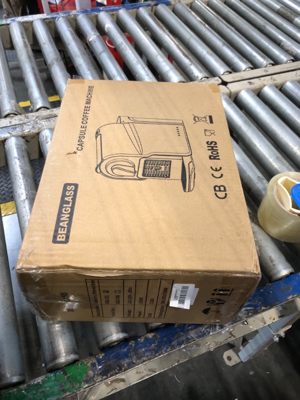 Photo 1 of ** SOLD AS IS NO REFUND/RETURN** SEE COMMENT!
beanglass Espresso Pod Machine for Home, Capsule Coffee Maker for NS Original Pods, 20 Bar High Pressure Pump, 22oz Removable Water Tank, Adjustable Cup Tray, 1350W