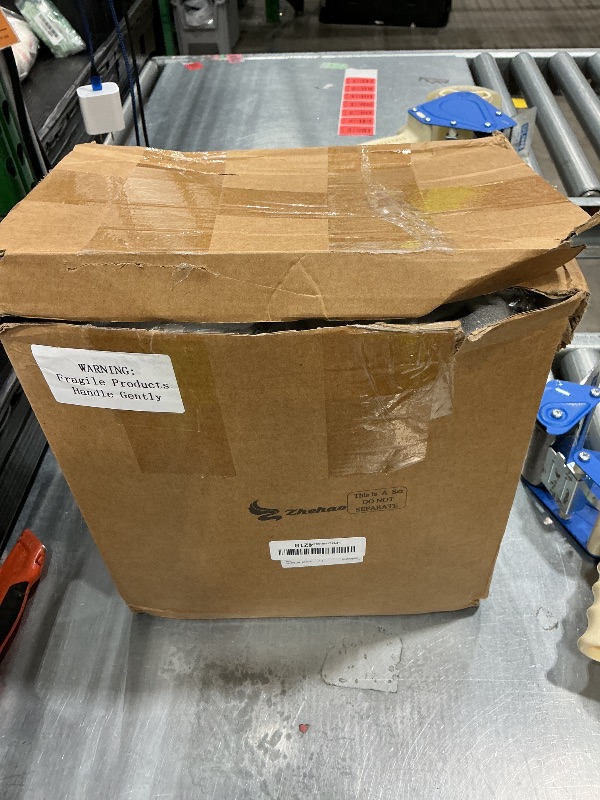 Photo 1 of ***MISSING TWO*** Zhehao 12 Pcs Ribbed Drinking Glasses Set 9 oz 12 oz Glass Cups Vintage Glassware Ribbed Cocktail Cup Clear Ice Coffee Highball Ripple Drinkware for Home Bar Beverages