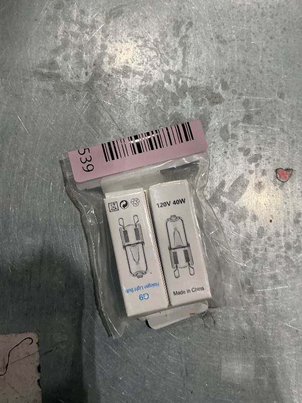 Photo 1 of (2 PCS) WB25T10102 Lamp Halogen Bulb G9 fits for GE Electrolux Kenmore Range/Stove/Oven Light Bulb -Replace 318946400 3025992 WB08T10045 WPW10571723