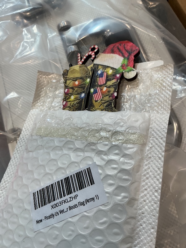 Photo 1 of ***MINOR DAMAGE*** Piratify Military Uniform Boots Hat Ornament 2025 Veteran Ornament US Army Ornaments for Christmas Tree Military Christmas Ornaments Tactical Soldier Patriotic Decorations Army Gifts for Veteran (A1)