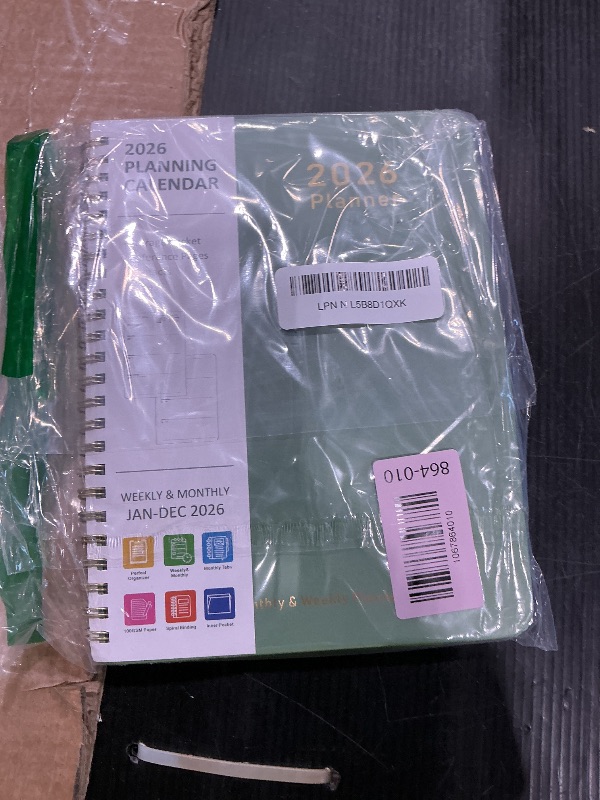 Photo 1 of *USED*
2026 Planner, Weekly and Monthly Calendar Academic Planner, Jan 2026 - Dec 2026, Planning Agenda Book for Desk Accessories and School Supplies - A5 (6.3'' x 8.5'')