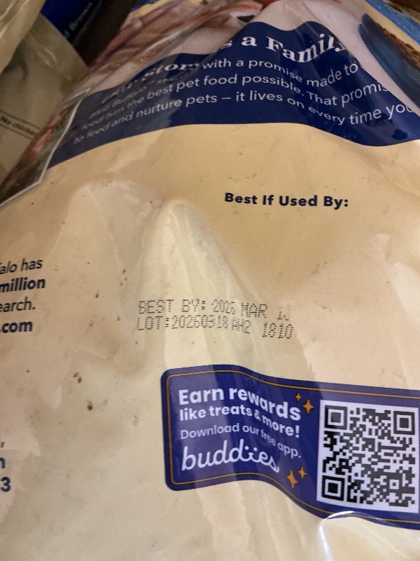 Photo 1 of *BULK DOG FOOD* "Non-refundable" Blue Buffalo Life Protection Formula Adult Dry Dog Food, Helps Build and Maintain Strong Muscles, Made with Natural Ingredients, Chicken & Brown Rice Recipe, 34-lb. Bag (13 bags)