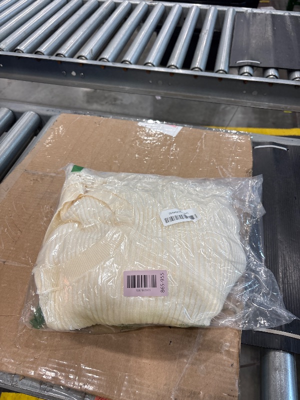 Photo 1 of ***MINOR HOLE*** Mafulus Women's Oversized Crewneck Sweater Batwing Puff Long Sleeve Cable Slouchy Pullover Jumper Tops