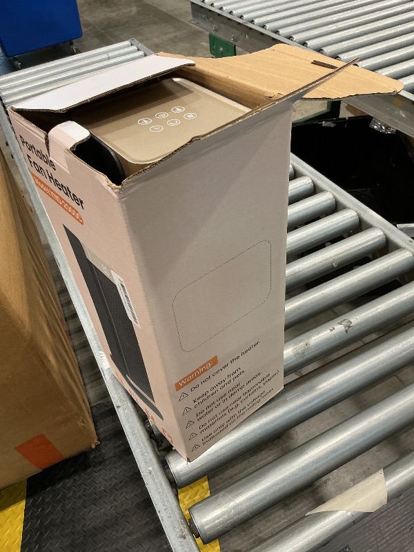 Photo 1 of **PARTIAL SET/check clerk comments**
Space Heaters for Indoor Use, 1500W Electric Heater with Thermostat, 70° Oscillation, Remote Control, 3 Modes, 12H Timer, Portable Heater for Bedroom, Office, Home