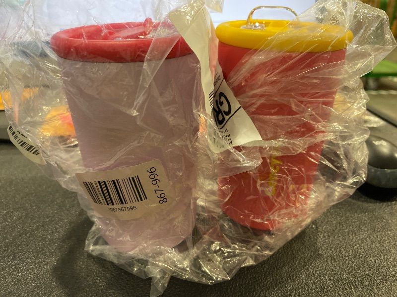 Photo 1 of ***MISSING STRAWS*** Gencywe Kids Stainless Steel Cups with Straws and lids | 12 oz Spill-Proof Sippy Smoothie Tumbler Set, Small Kids Snack & Drink Water Cups, BPA-Free, Dishwasher Safe, with Box (Age: 3+ years old & up)