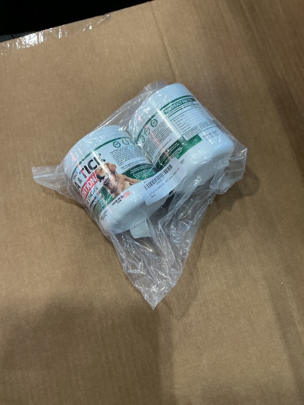 Photo 1 of (2 Pack) Flea and Tick Prevention for Dogs Chewables - Natural Dog Flea and Tick Treatment Chewable Supplement - Oral Pills - All Breeds & Ages - Soft Chews - Made in USA