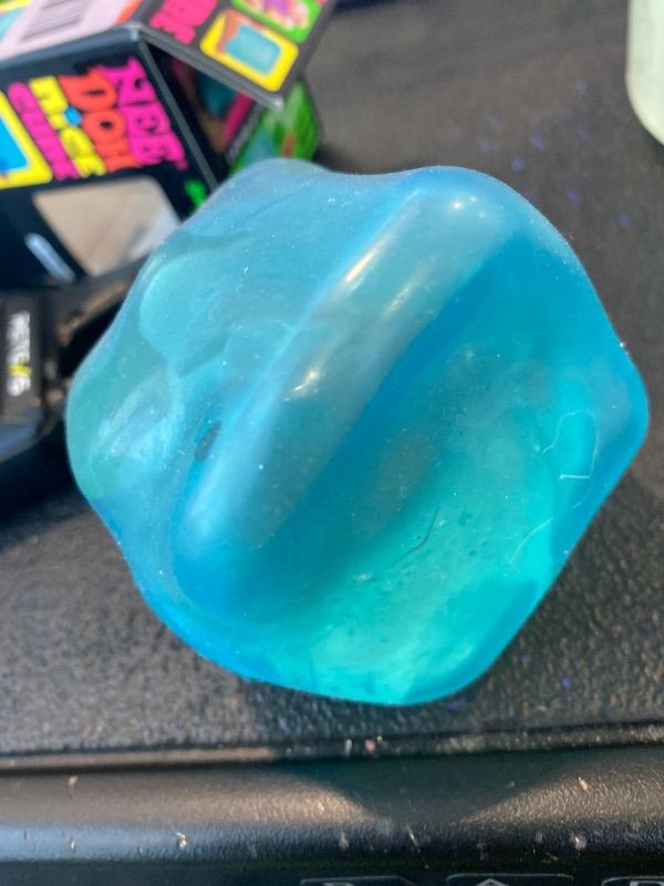 Photo 1 of ***MAJOR DAMAGE*** Schylling NeeDoh Nice Cube - Sensory Squeeze Toy with Super Solid Squish - 2.25" Cube - Color May Vary (Pack of 1)