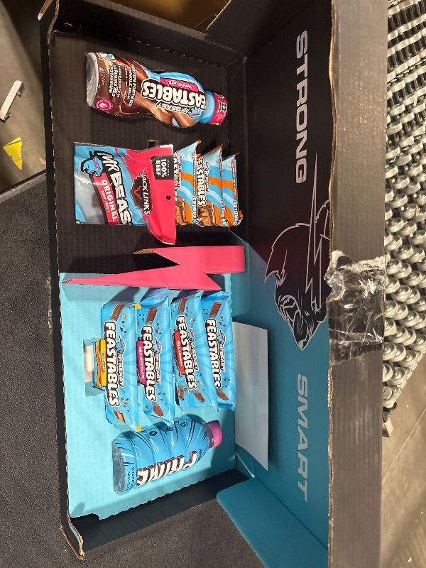 Photo 1 of **EVERYTHING IS UNOPENED**
jack Link’s x MrBeast Beef Jerky Variety Box, As Seen on Beast Games, Made with 100% Real Beef, Jerky Bags, Beef Sticks, Pantry-Ready Snacks, 9 Count Variety Pack