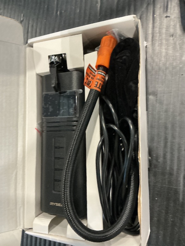 Photo 1 of *dirty item*
Tire Inflator Portable Air Compressor Car Tires, 38L/min Fast Inflate, 12V DC Air pump for Car Tires, Powerful & Small, Car Tire Pump LED Light - Only Compatible with Car Cigarette Lighter