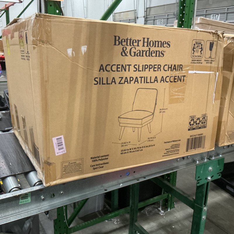 Photo 1 of *USED*
Better Homes & Gardens Springwood Slipper Accent Chair, Light Honey