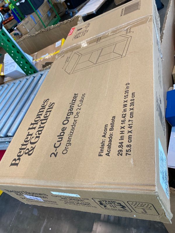 Photo 1 of *USED*
2 Cube Organizer Wood