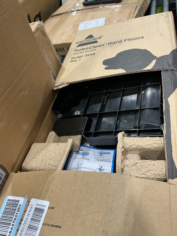 Photo 1 of **FINAL SALE, SEE NOTES**Bissell TurboClean Cordless Hard Floor Cleaner Mop and Lightweight Wet/Dry Vacuum, 3548