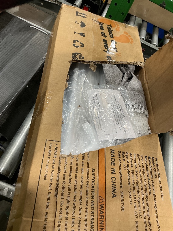Photo 1 of *USED*
G TALECO GEAR Bed Rail for Toddlers, Stable Protective Bed Side Rails, Baby Bedrail Guard for Twin Full Queen & King Size Bed ((3 Sides for Queen Size) 78.74x78.74x59 Inch)