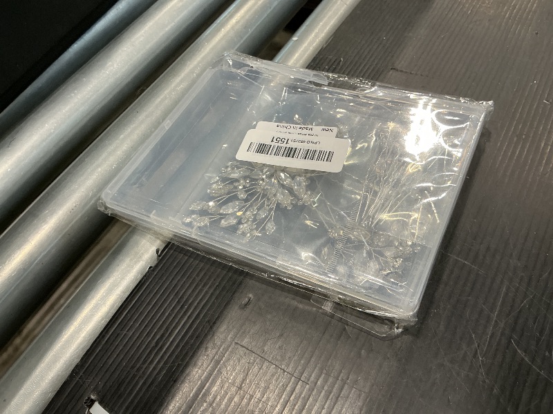 Photo 1 of 10 pcs Bride Hair Pins Rhinestone Bridal Hair Piece for Women Crystal Hair Accessories for Bride Bridesmaids Flower Girls(Silver)