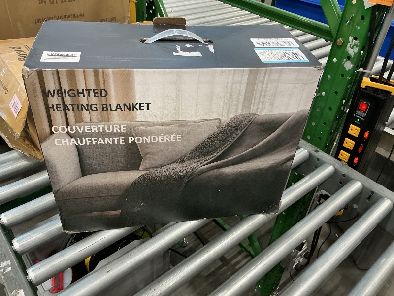 Photo 1 of *UNTESTED*
Drewin Heated Weighted Blanket, Sherpa Fleece Electric Throw Blanket 15 lbs for Adult, Fast Heating, Weighted Blankets Twin Size with 4 Heating Levels 2 Hours Timer Auto Off, 48 x 72 inches, Grey