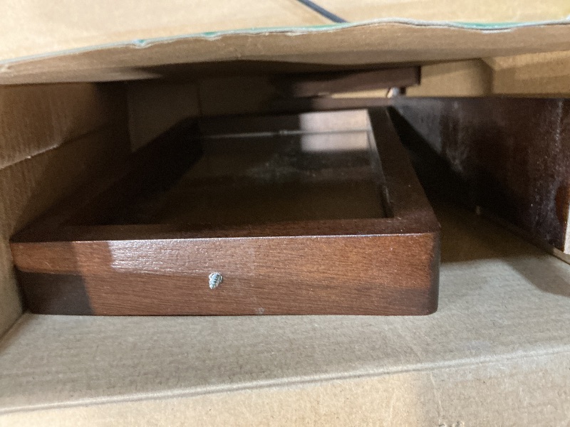 Photo 1 of **MISSING BASE**
Mixoo 4x6 Picture Frame Rotating Photo Frame, Wooden Picture Frames 4x6 Horizontal Double sided Rustic Floating Frame for Desk Tabletop Family Office Wedding