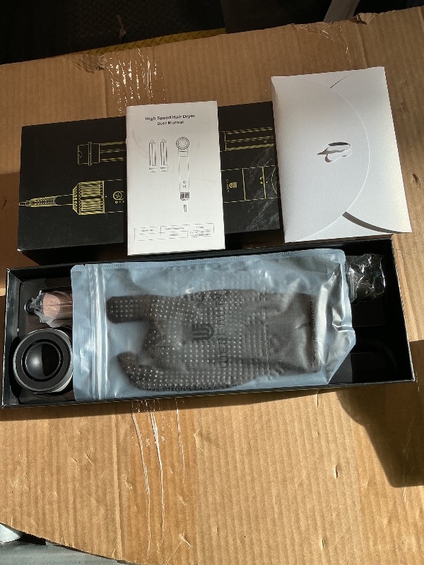 Photo 1 of *UNTESTED*
Hair Dryer Hot Air Styler: High-Speed Blow Dryers with Negative Ionic for Fast Drying Frizz Control, Extra Long Barrel 1 1/4 Inch Curling Iron Airflow Auto Wrap Curler for Quick Styling