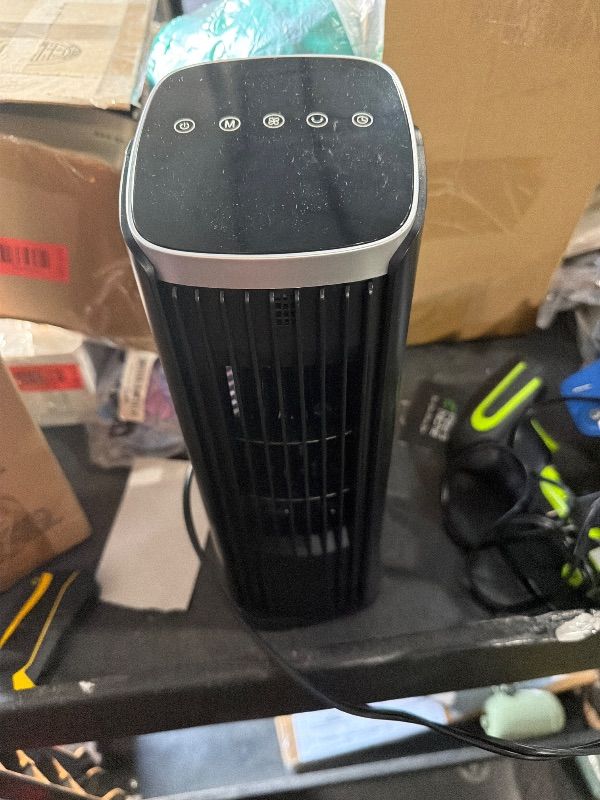 Photo 1 of **MISSING REMOTE**
PNTCK Fan for Bedroom, 13" Tower Fan with Remote, 4 Modes 4 Speeds Max 24ft/s, 70° Oscillating Desk Fan, 12H Timer Portable Fans, Cooling Fans for Office, Home