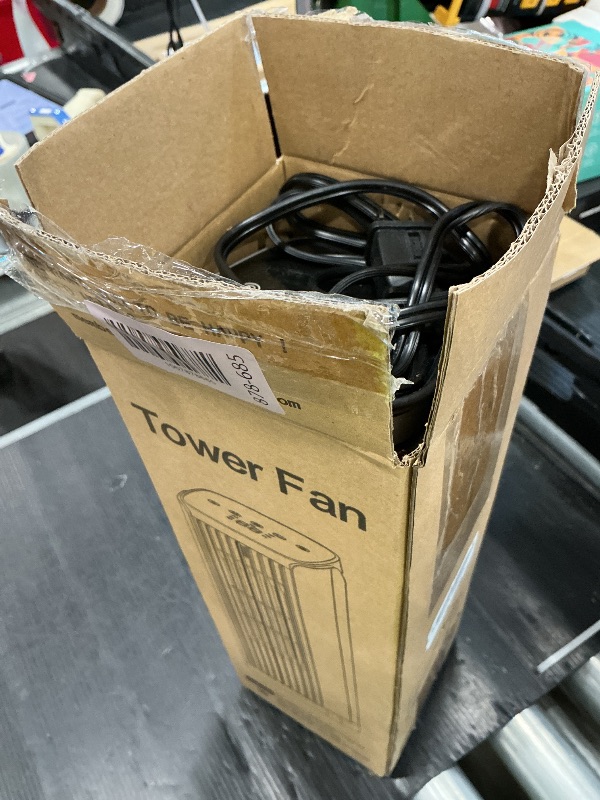 Photo 1 of **MISSING REMOTE**
PNTCK Fan for Bedroom, 13" Tower Fan with Remote, 4 Modes 4 Speeds Max 24ft/s, 70° Oscillating Desk Fan, 12H Timer Portable Fans, Cooling Fans for Office, Home