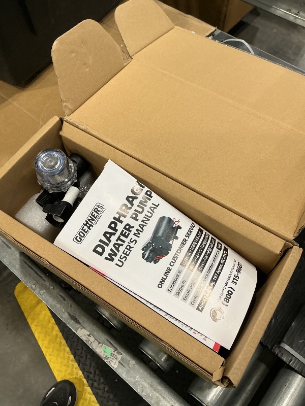 Photo 1 of [Upgraded Version] RV Fresh Water Pump, 12V DC Water Pump, 6GPM 70PSI Self-Priming Diaphragm Pump with Pressure Switch and Strainer for RV, Marine, Yacht, Caravan