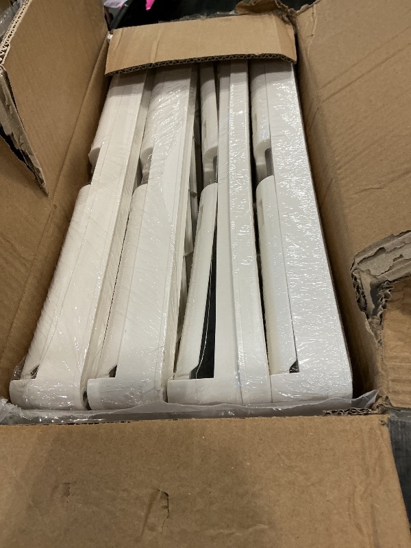 Photo 1 of *UNTESTED*
CTSNSLH 4 Tier Plastic Storage Bins and Boxes Organizer - Stackable with Lids for Bedroom, Living Room, Office - Foldable Containers