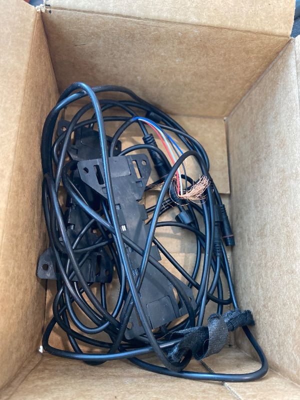 Photo 1 of ***MISSING TWO*** OPP ULITE LED Grille Lights for Trucks - RGB Color - 4 Pods Front Grill Light - Smartphone APP Control/Music/Timing/Flashing Strobe Modes for Ram F150 F250 F350 F450 F550 Tacoma Truck