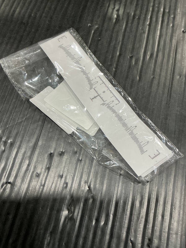 Photo 1 of 100 Pcs Eyebrow Ruler Stencils - Abeillo Disposable Brow Ruler Sticker, Microblading Eyebrow Template, Brow Measuring Shaper Tool, Eyebrow Mapping Makeup Tool