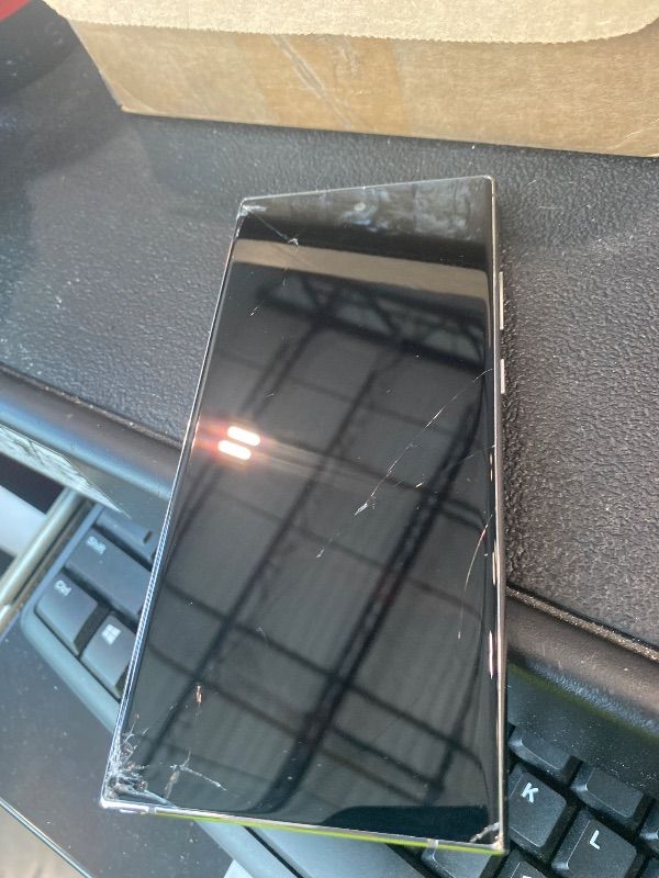 Photo 1 of **MAJOR DAMAGE**
Samsung Galaxy S23 Ultra 5G, US Version, 256GB, Cream - US Cellular (Renewed)